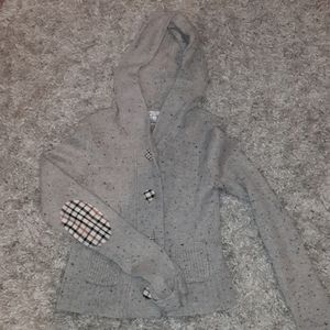 Beige hooded sweater